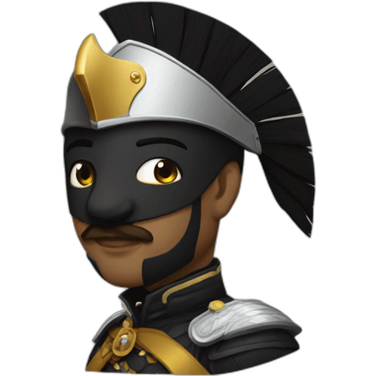 Hussar black emoji