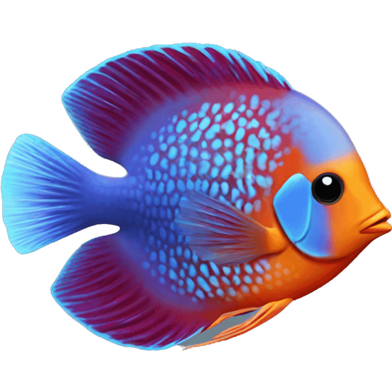 discus pigeon fish emoji