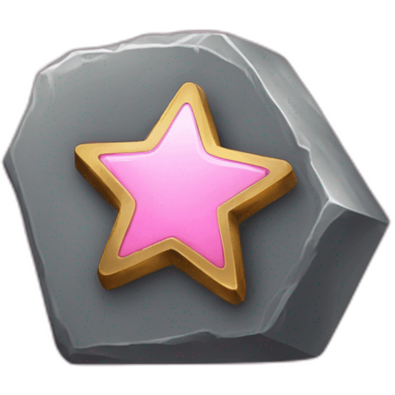 iron ingot with a pink star emoji