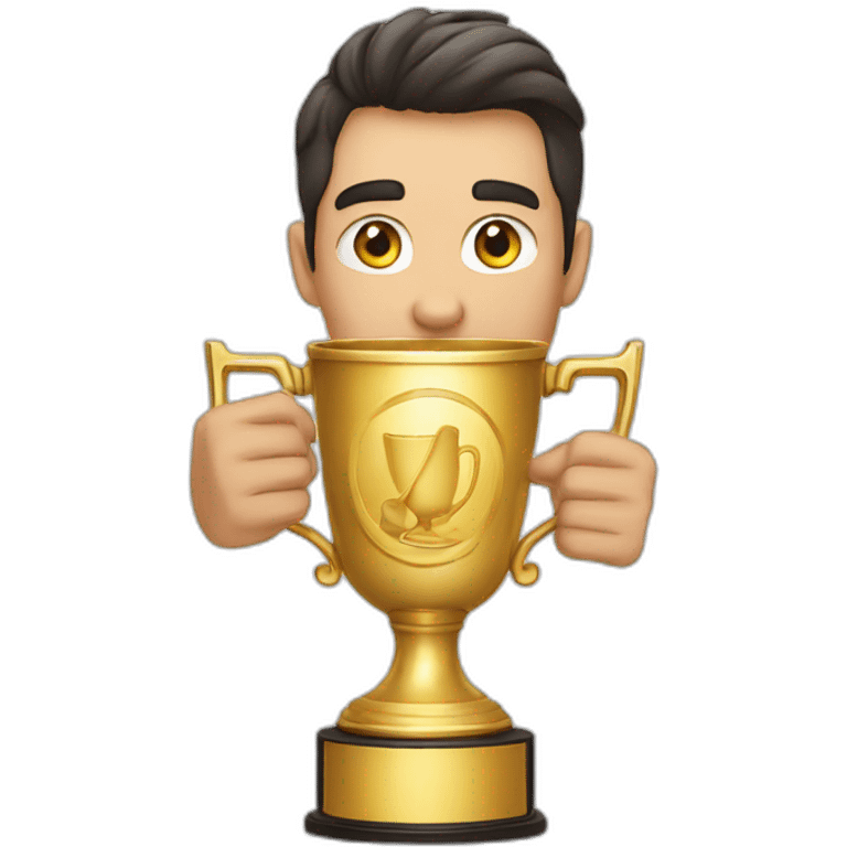 win cup in hand emoji