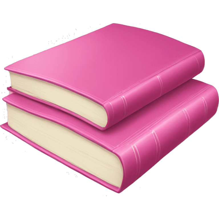 Pink book emoji