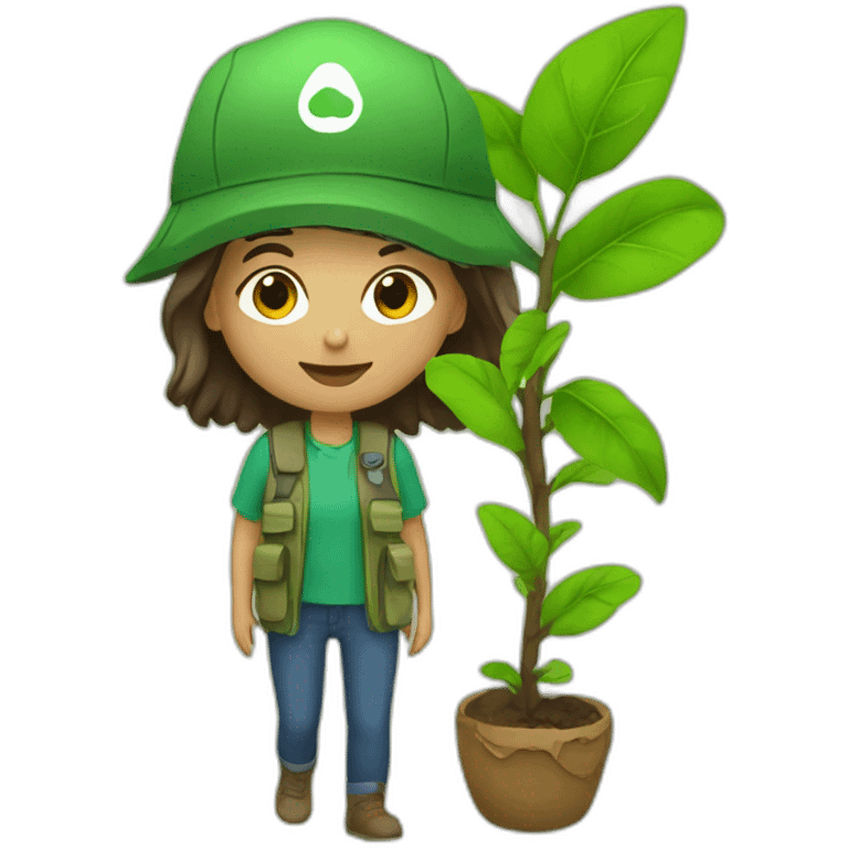 nature activist plantibg emoji