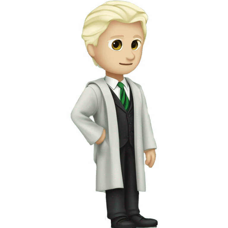 Draco Malfoy in Slytherin clothes emoji