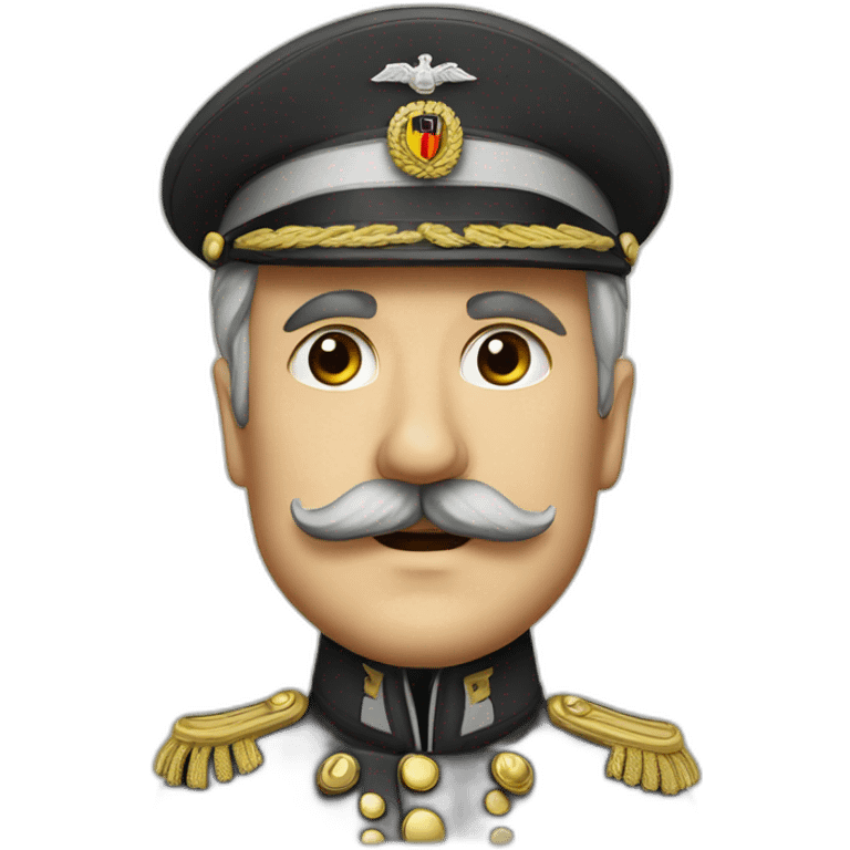 German general 1940 with little mustach emoji