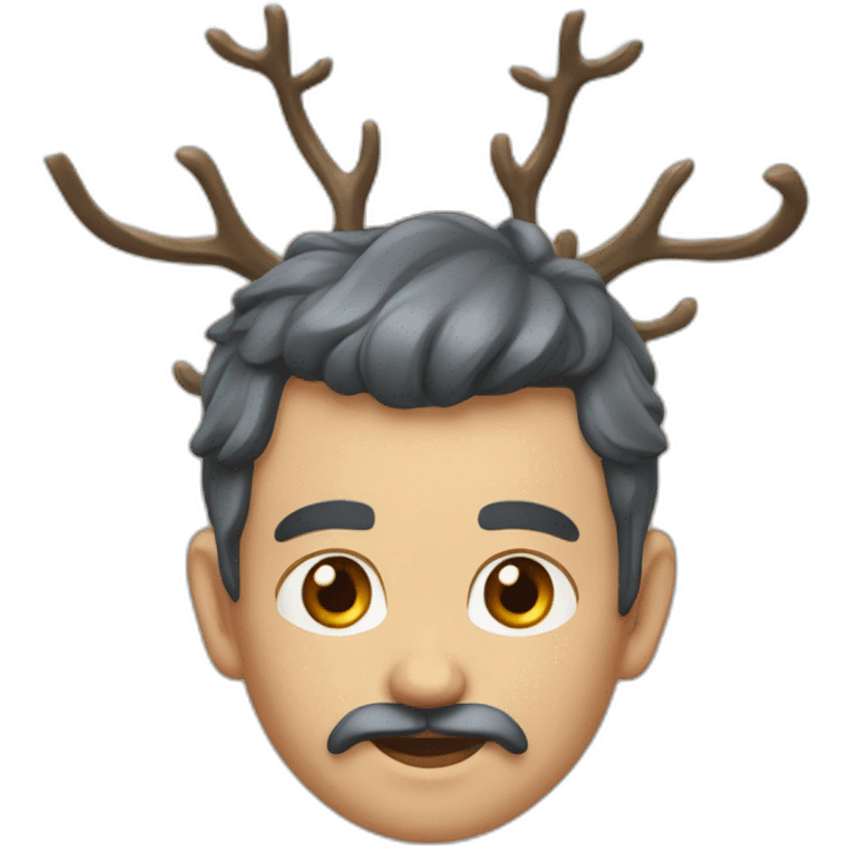 renne sur le père noel emoji