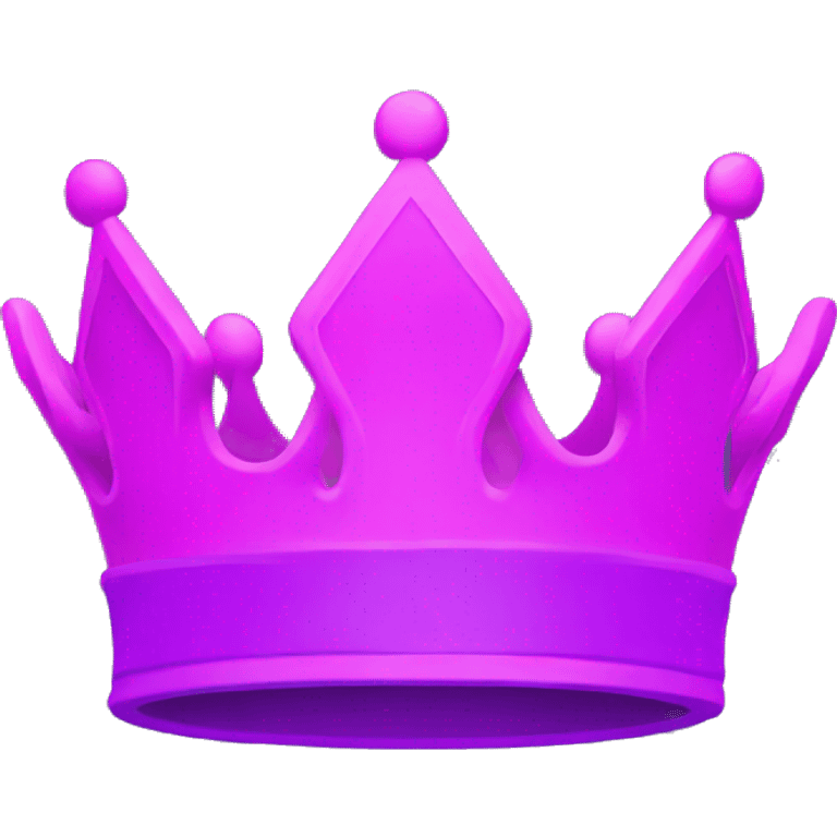 Neon Purple pink crown with the name FOUNDER emoji