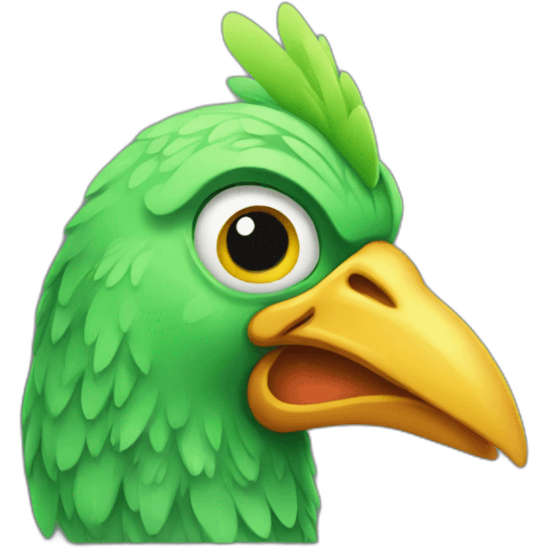 Green Chicken emoji