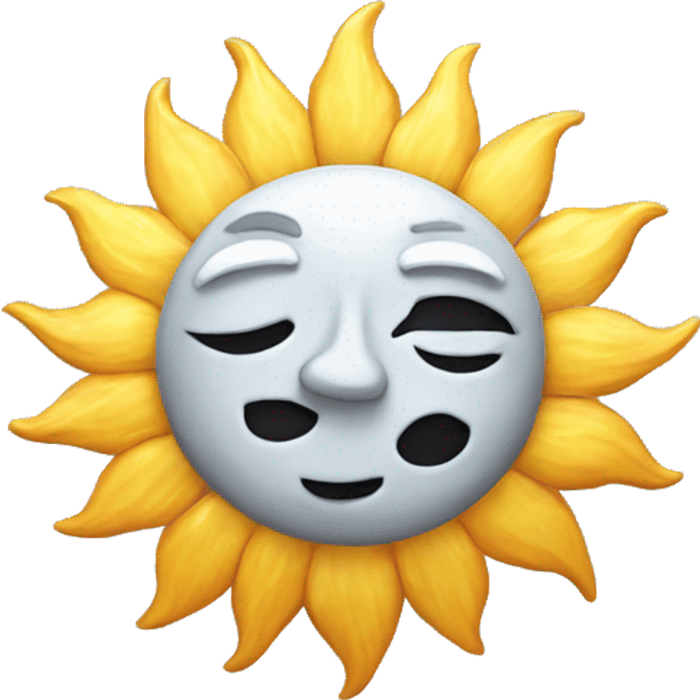 sun and moon emoji