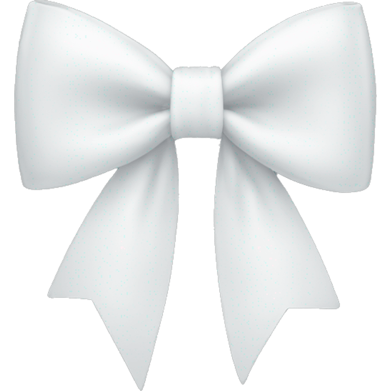 White bow  emoji