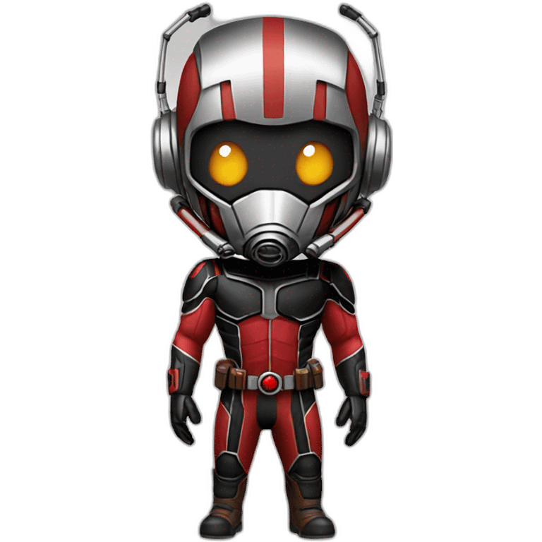 antman with brown gas emoji