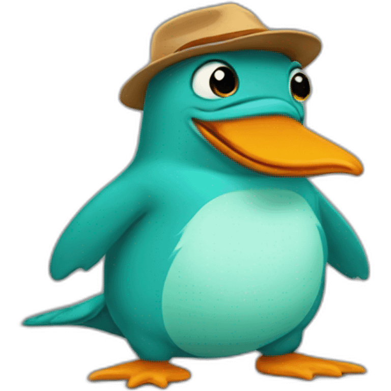 Fat Perry the platypus emoji