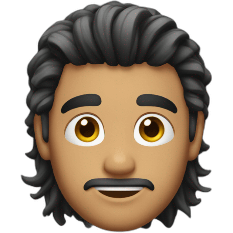 Zack Nani avec des cheveux emoji