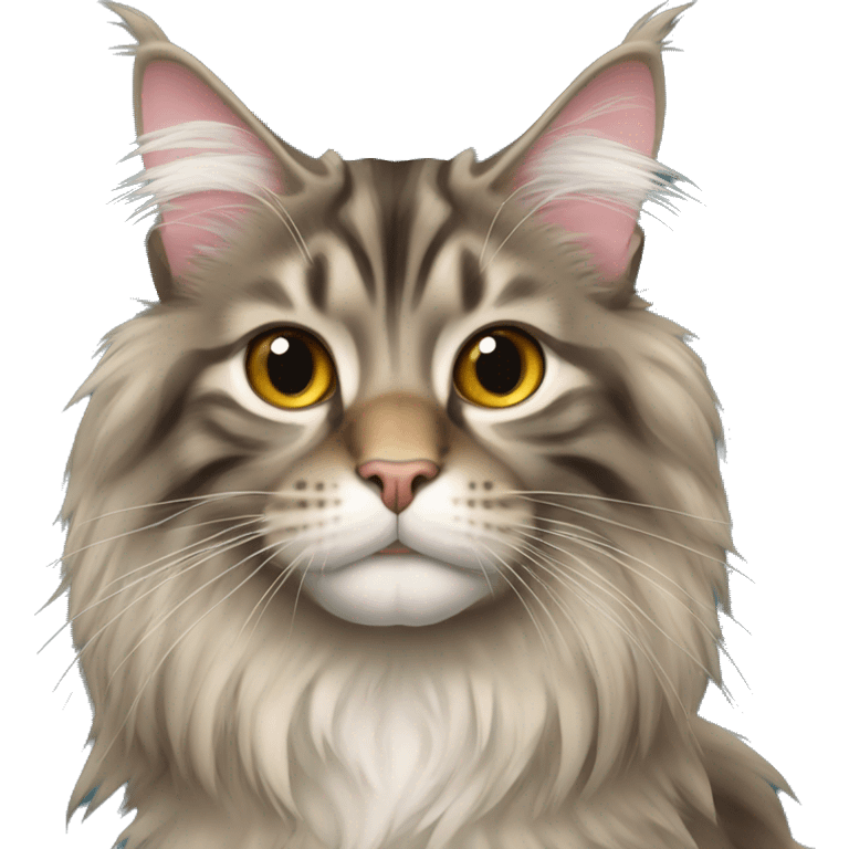 Maine Coon cat emoji