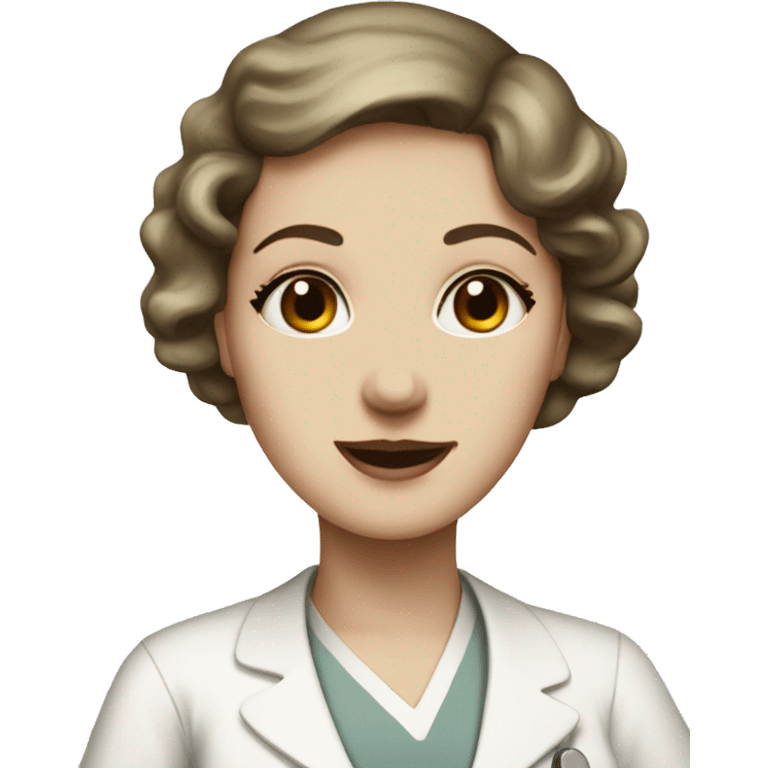 nurse 1920s neutral face emoji