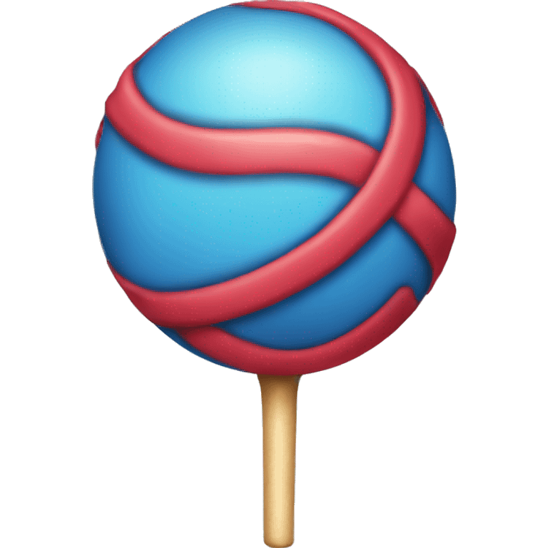 a spherical lollipop emoji