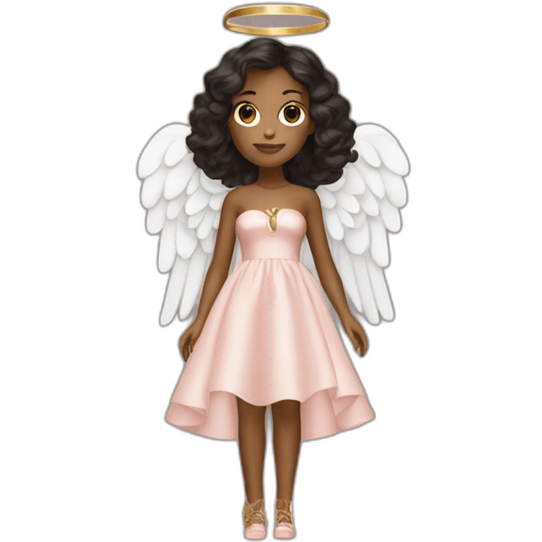 angel with louis vuitton dress emoji