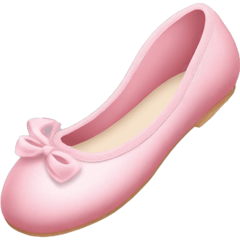 Ballerina ￼slipper pink shade heart emoji