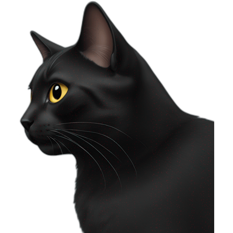 Black cat emoji