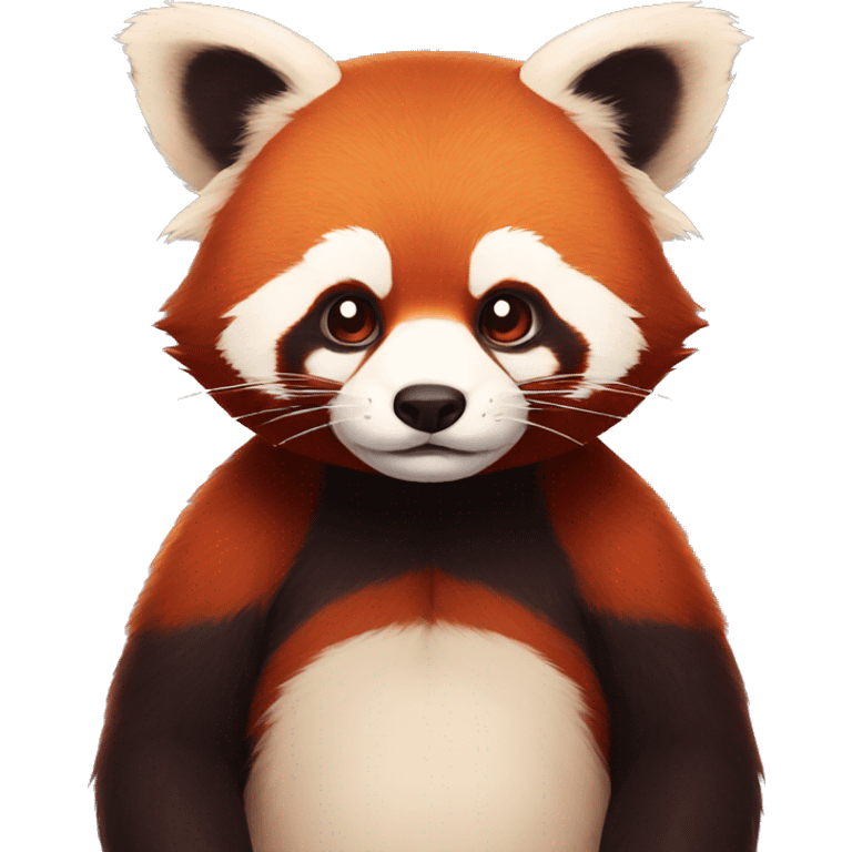 red panda sad emoji