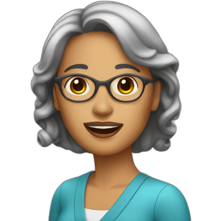 Lady vocal coach emoji