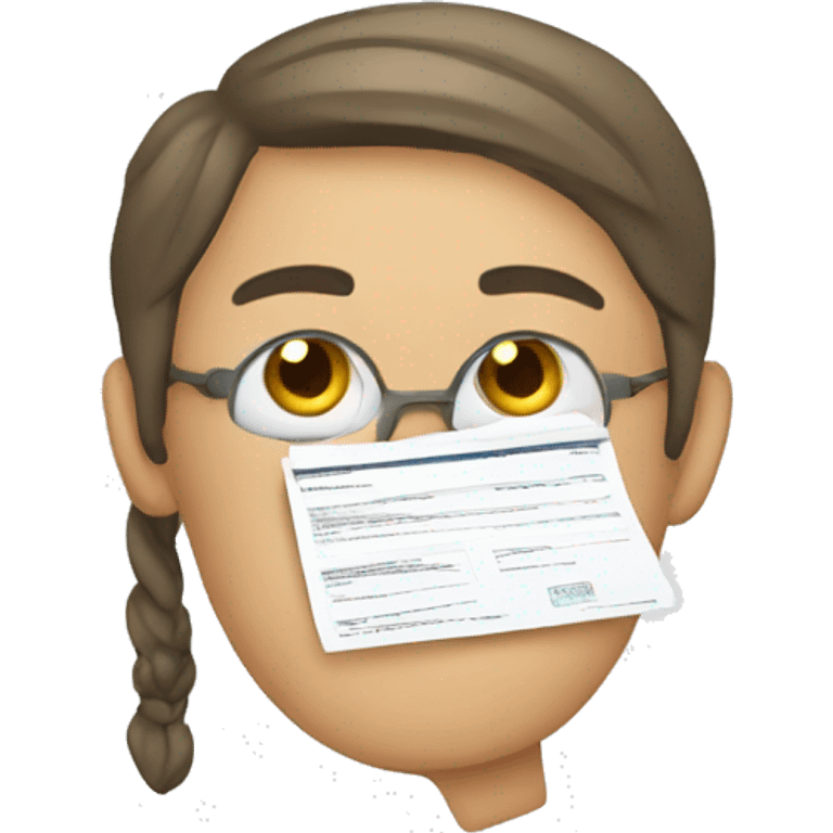 Loan application emoji