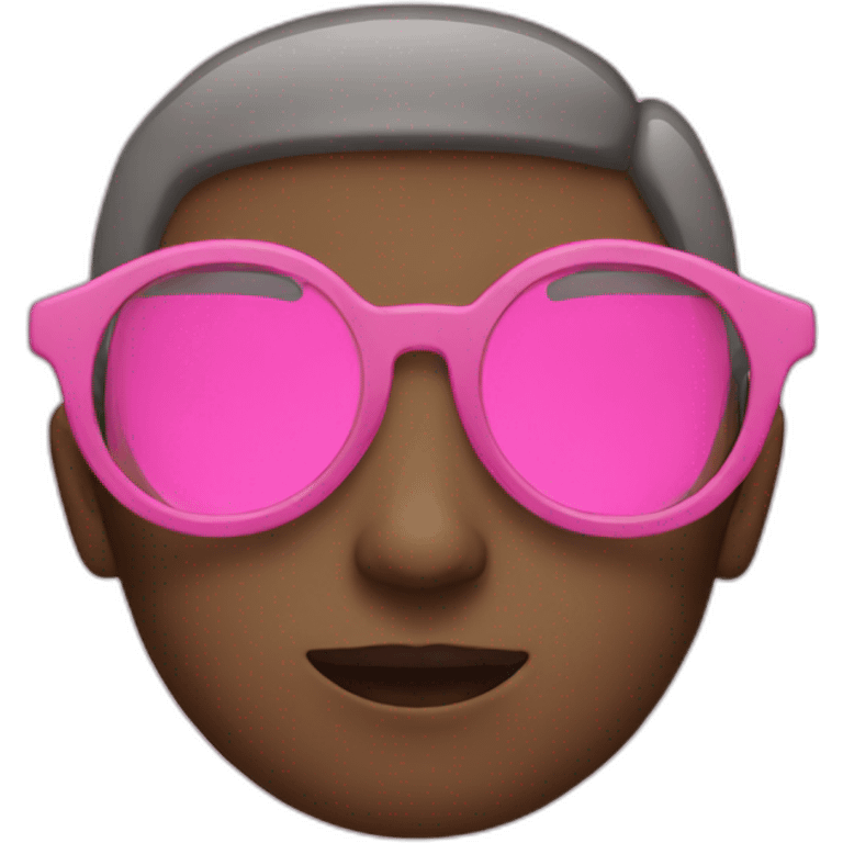 pink glasses emoji