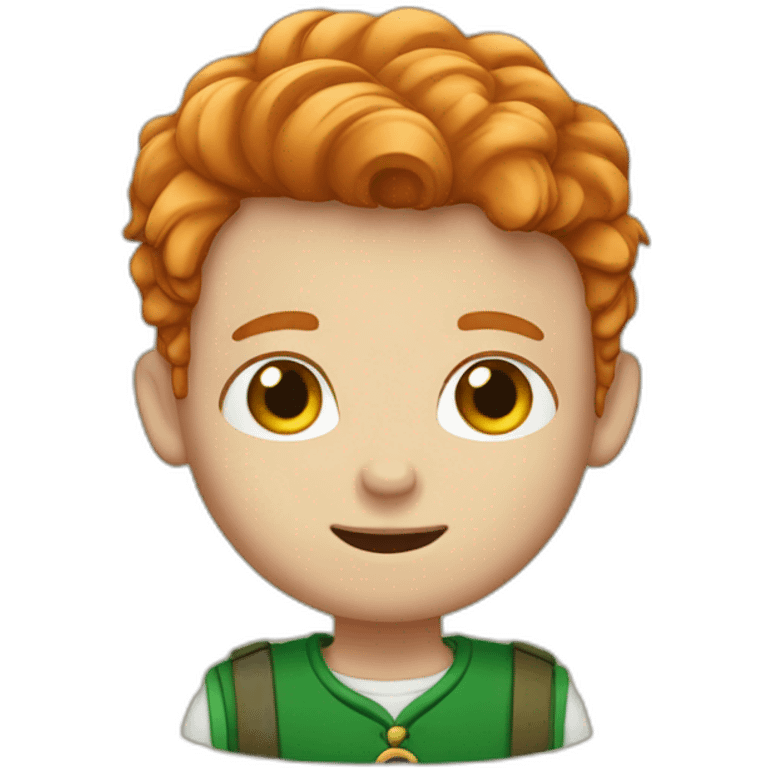 irish boy whit ginger hair emoji