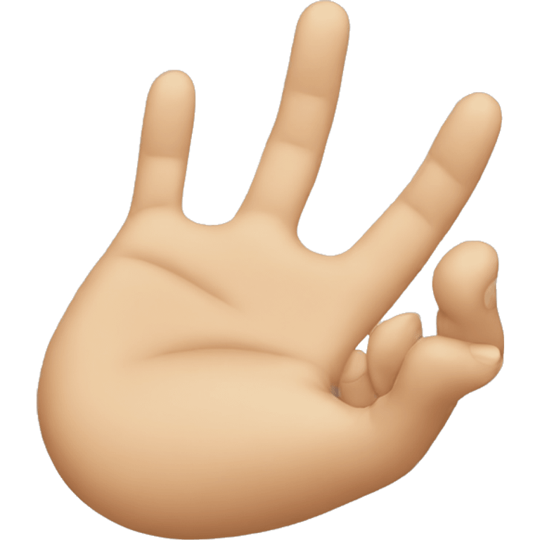 open hand emoji