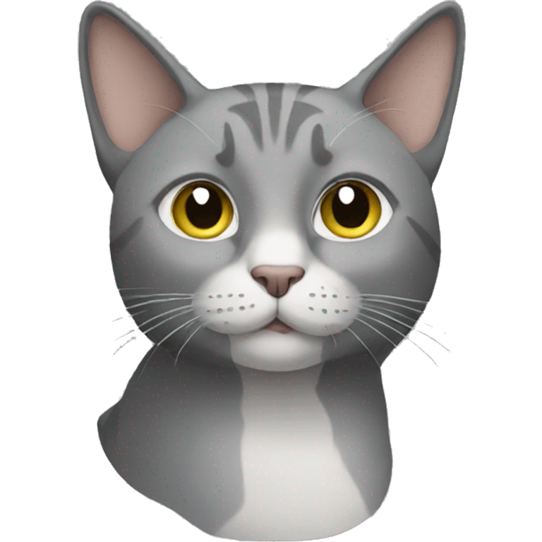 grey cat emoji