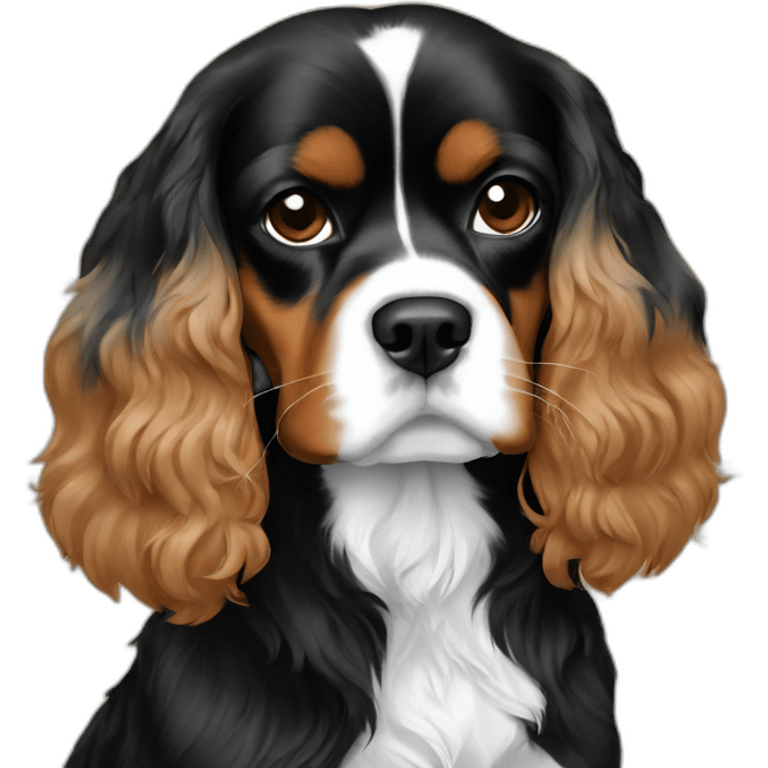 cavalier-black-tan emoji