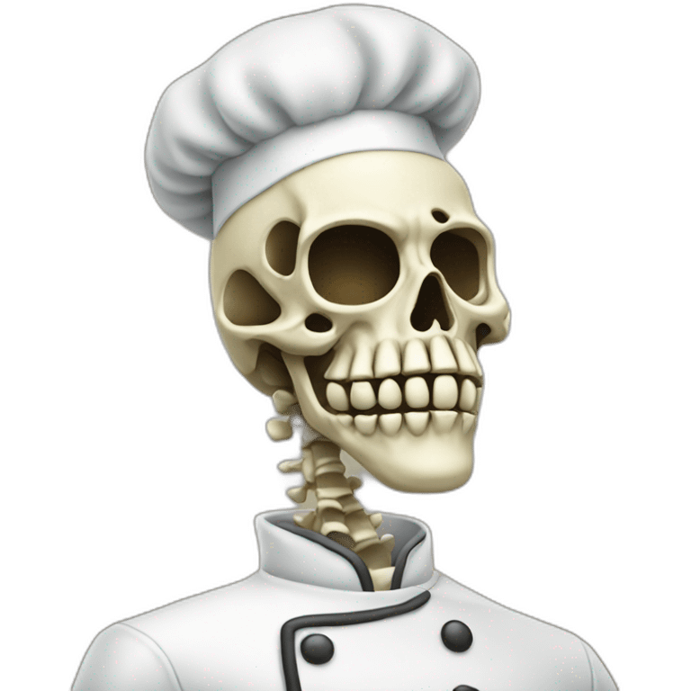 chef kiss skeleton emoji