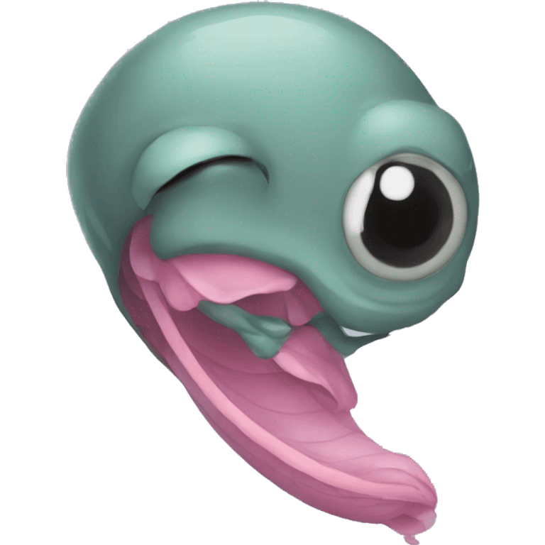 eyeless worm emoji