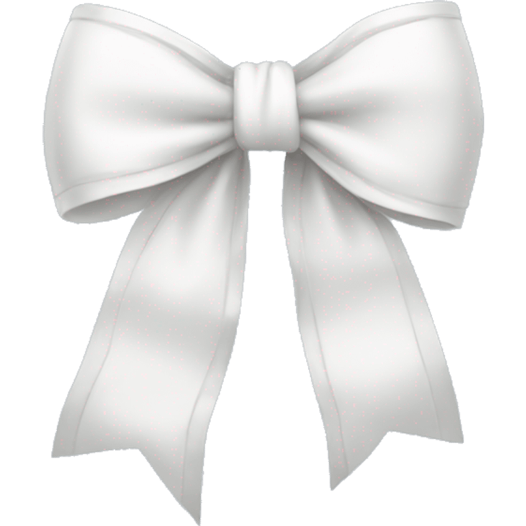 white bow emoji