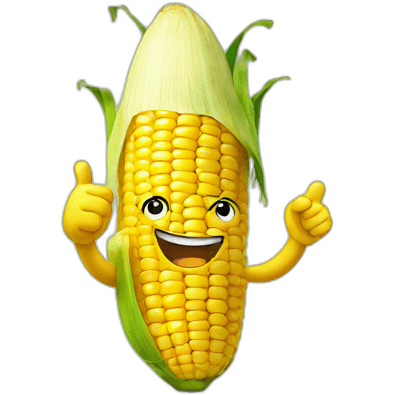 corn thumbs up emoji