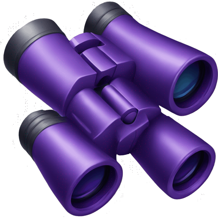 purple binoculars emoji