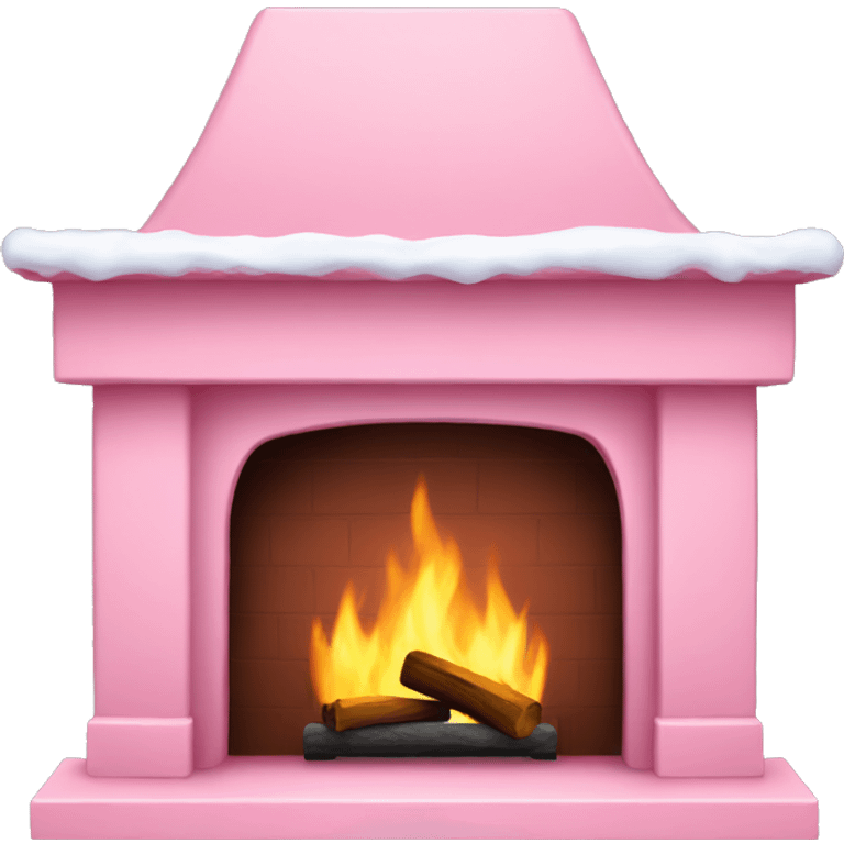 Winter Pink FirePlace emoji