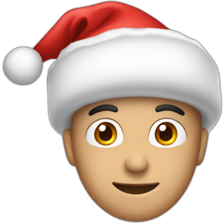 Christmas cap emoji