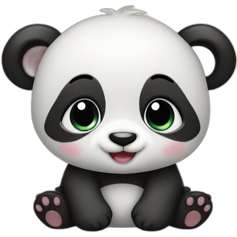 cute baby panda emoji