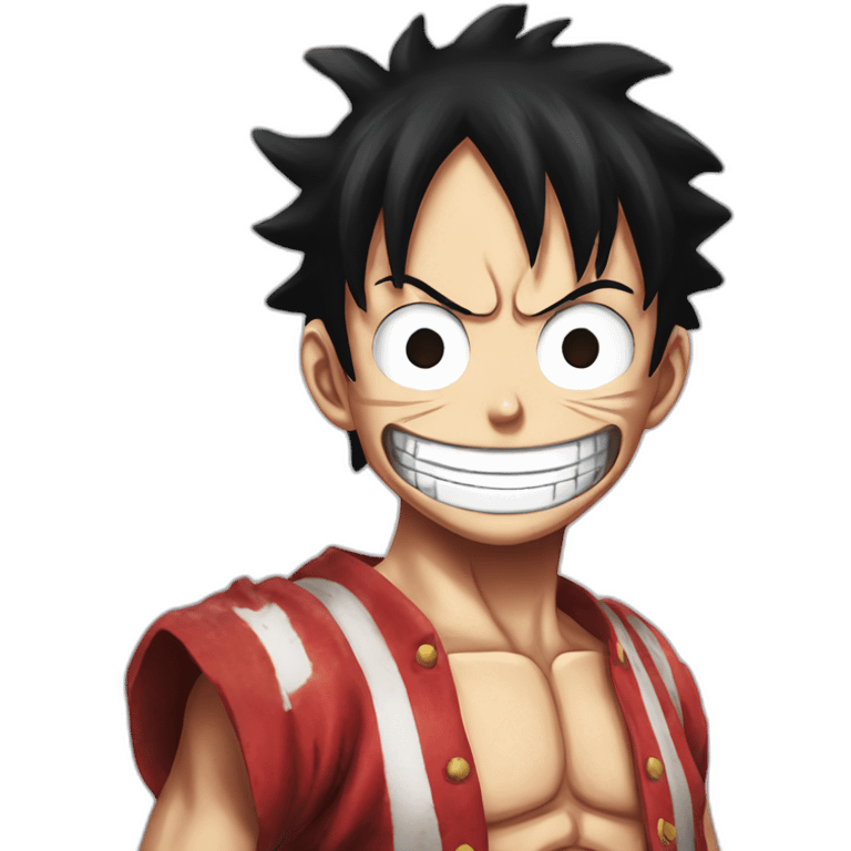 One Piece Luffy gear five emoji