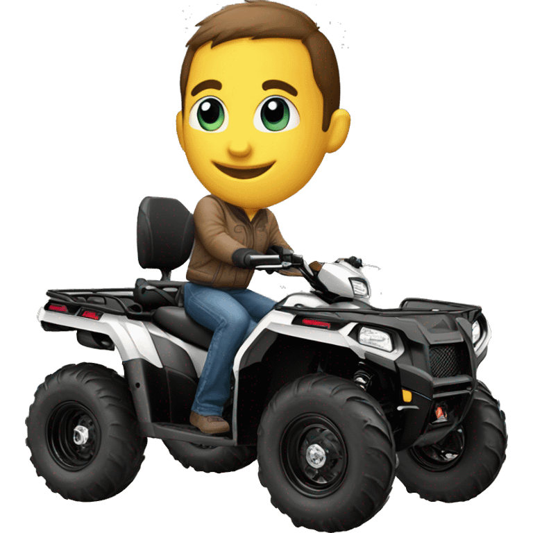 Квадроцикл polaris sportsman  emoji