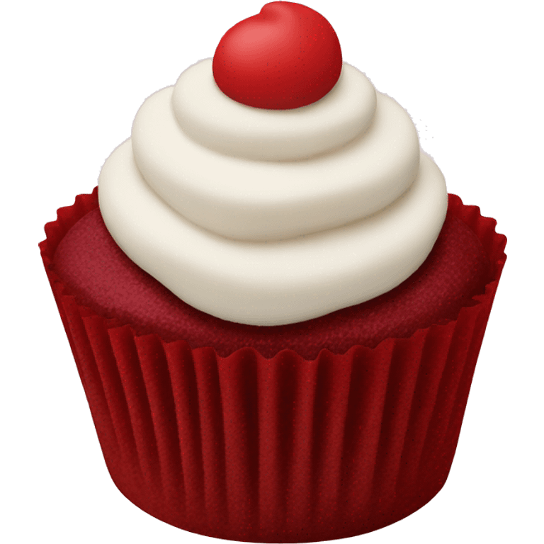 Red velvet cupcake  emoji