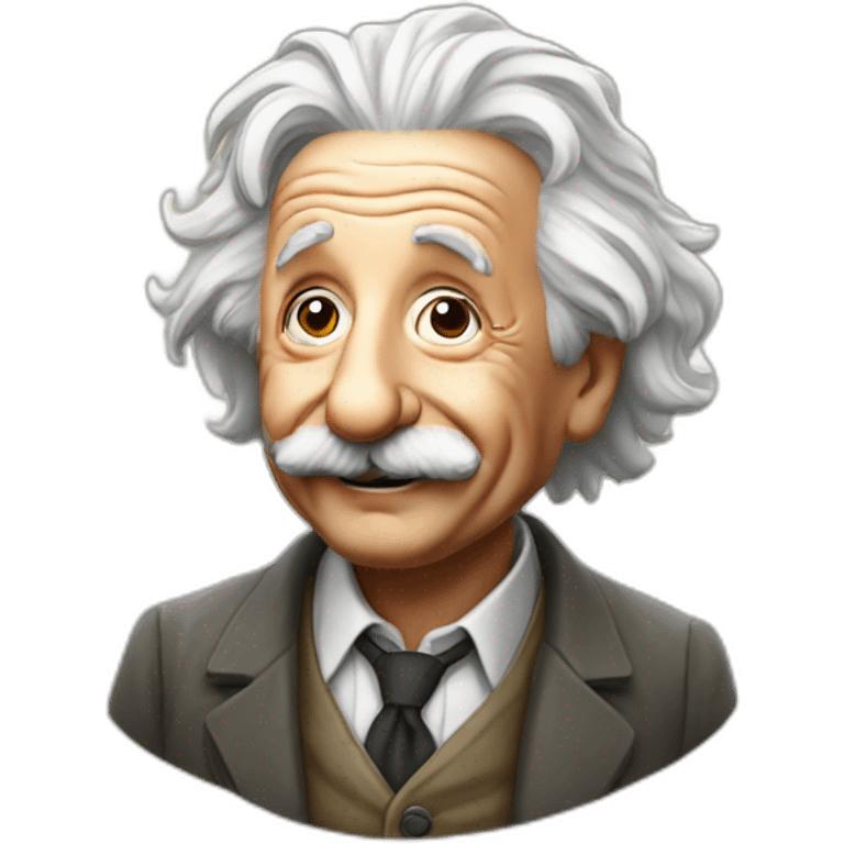 happy albert einstein emoji