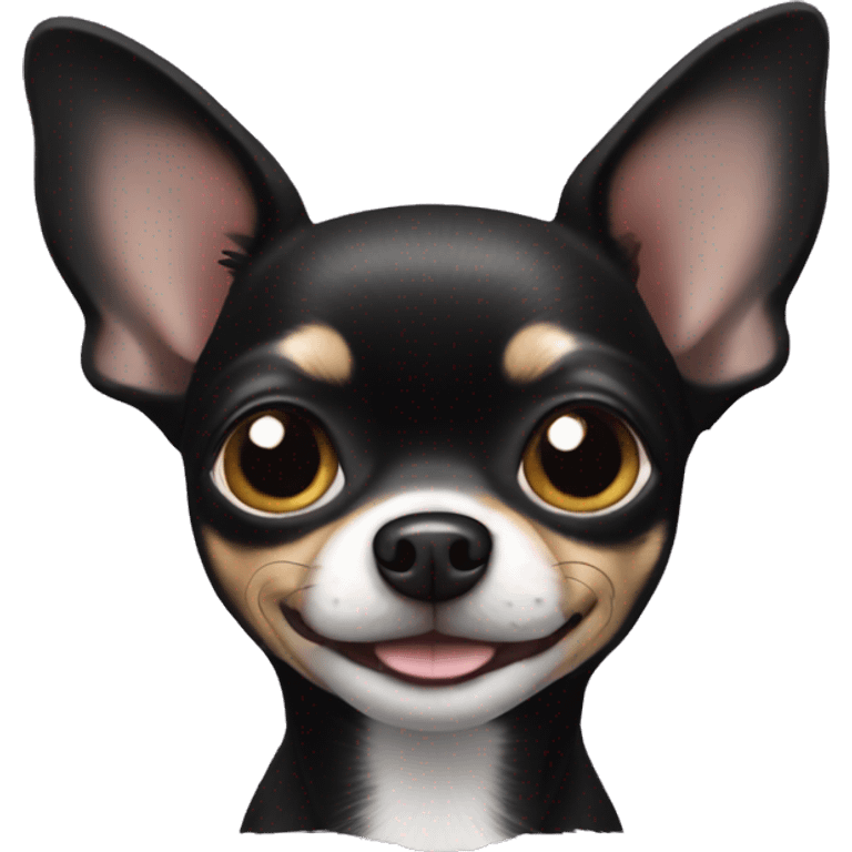 Black Chihuahua  emoji