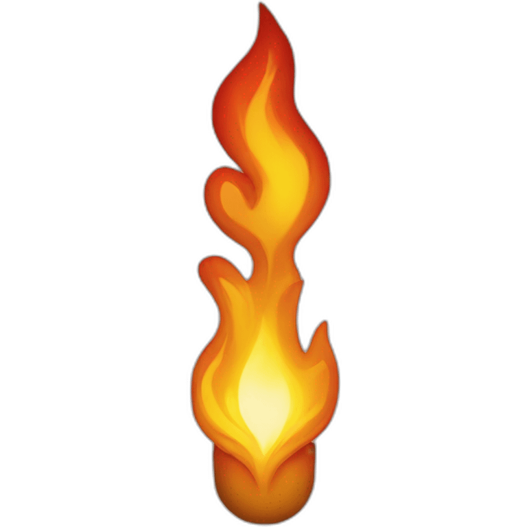 Cœur en feu emoji