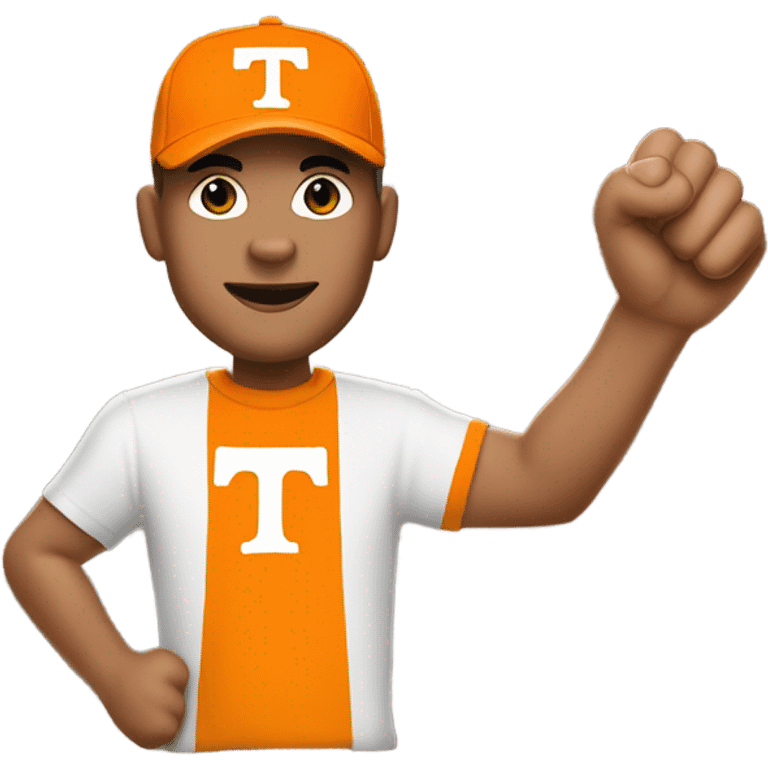 Tennessee volunteer fan white man emoji