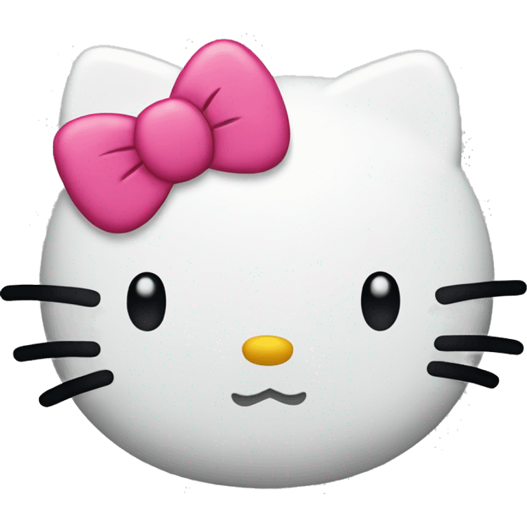 Hello kitty head emoji