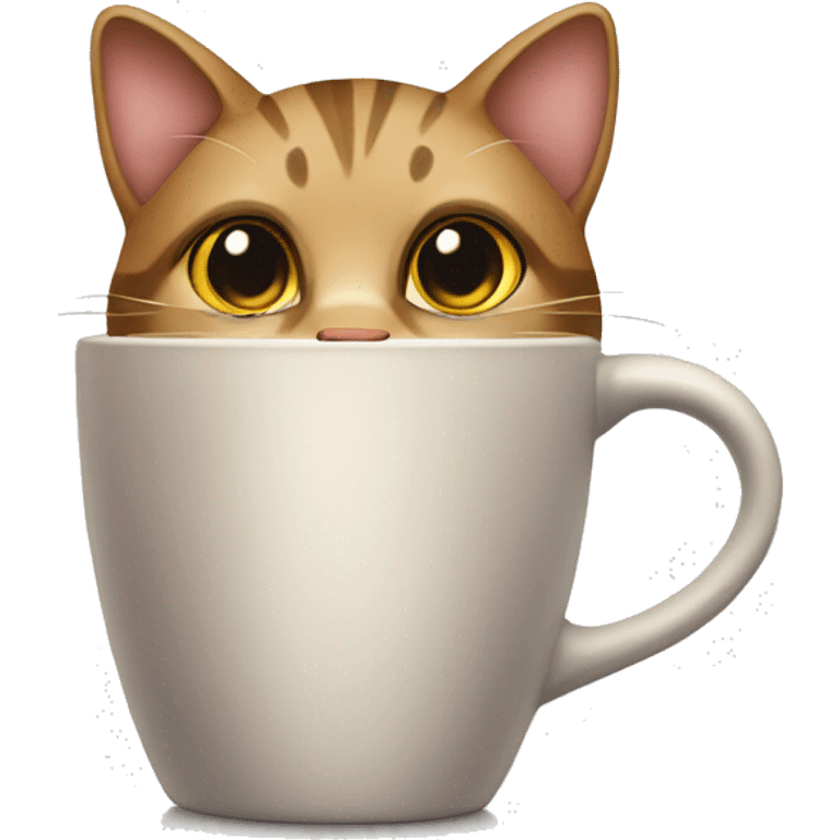 Cat drink coffee  emoji