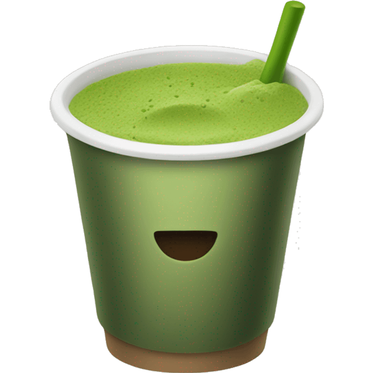 Matcha to go emoji