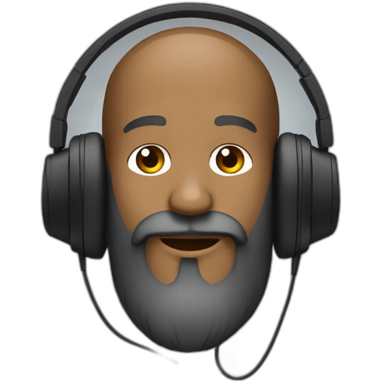 beard-man-wearing-headphone emoji