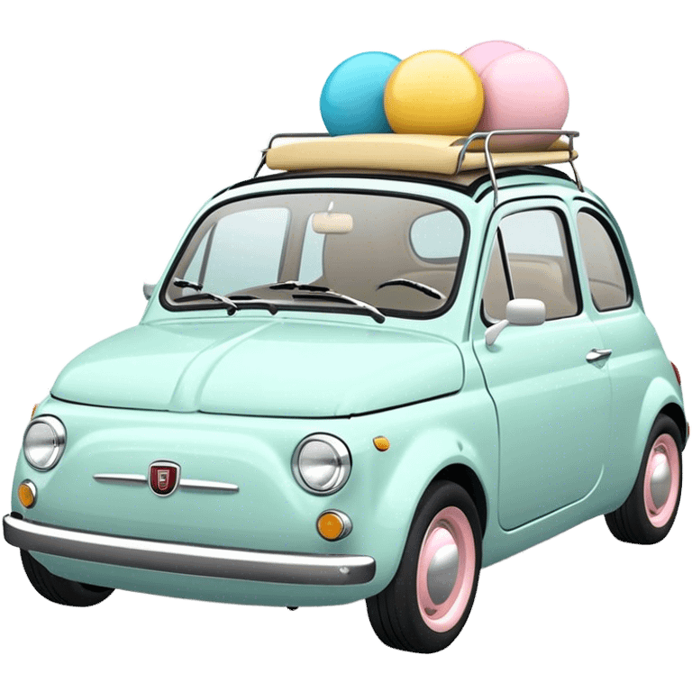 Fiat 500 Pastel  emoji